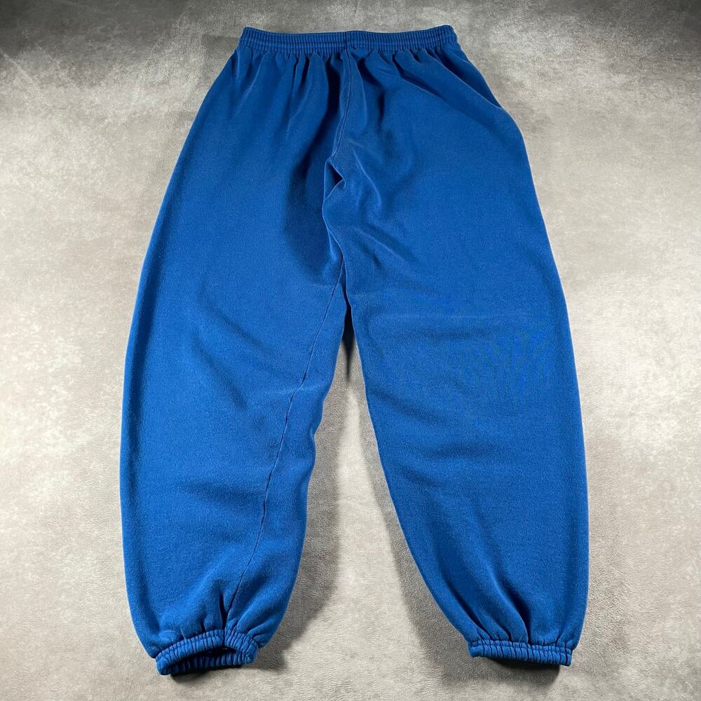 90s Hanes Soft Cozy Baggy Blue Sweatpants 30-32 Made in USA Sportsweat Athletic